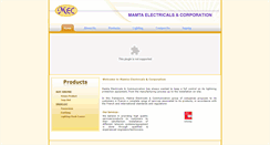 Desktop Screenshot of mecsales.co.in